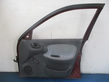 DAEWOO LANOS 4D 5D DVEŘE PŘEDNÍ PRAVÉ ČERVENÉ 74U
