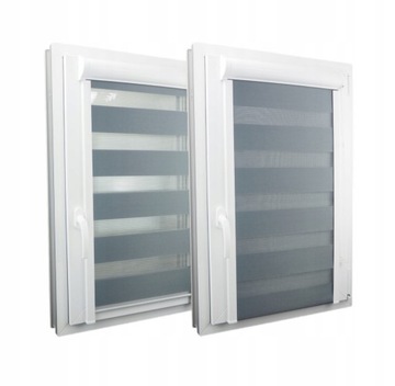 ROLETA DZIEŃ i NOC W KASECIE Z PROWADNICAMI 96X220