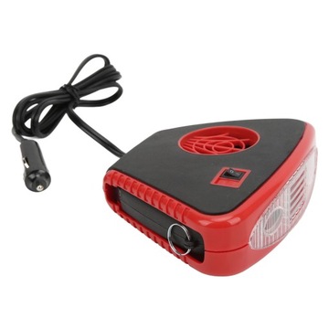 Ogrzewacz elektryczny do samochodu 12V 150W z funkcją oświetlenia