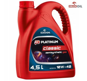 PLATINUM CLASSIC GAS SEMISYNTHETIC 10W-40 4,5L