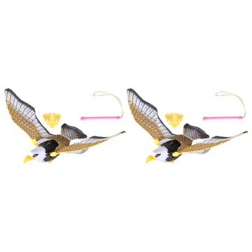 LATAJĄCY ZDALNIE STEROWANY DRON PTAK ELEKTRYCZNY ORZEŁ 23,5X16CM ZESTAWY