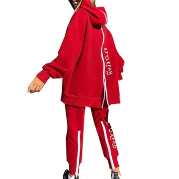 Winter 2023 Oversized Tracksuit Back Zipper Long H