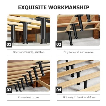 ПОДДЕРЖКА НИЖНЕЙ ПЕРЕДНИЦЫ ПОДКЛАДКА ПОД ПОДНОЖКУ КРОВАТИ 4 ШТ. (СКРЫТЫЙ)