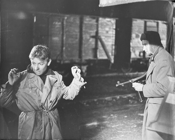 WŁ.KOWALSKI pociąg kolej stacja PKP fotografia fotos film DROGA NA ZACHÓD