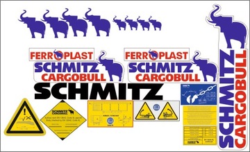 NAKLEJKI NAKLEJKA SCHMITZ FERROPLAST MEGA KPL