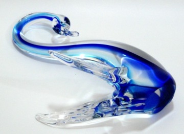 MURANO - MICHELE ONESTO - SWAN - высота до 27,5 см.