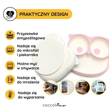 Силиконовая тарелка с отделениями + детская миска на присоске.Розовая.