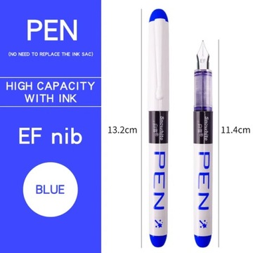 0.38/0.5mm Fountain Pen Writing Large Ink Off