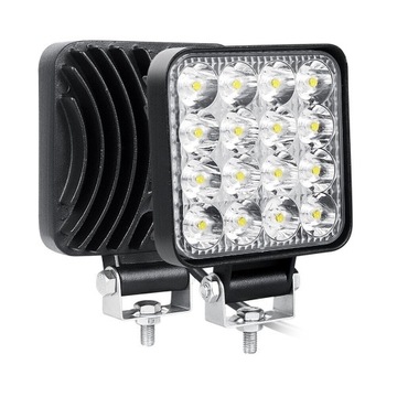 4SZT. LAMPA ROBOCZA 16 LED HALOGEN 48W 12V 24V HERANran
