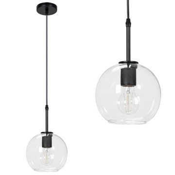 LAMPA WISZĄCA SZKLANA KULA NOWOCZESNA SZKŁO