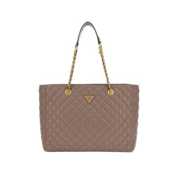 GUESS TOREBKA DAMSKA GIULLY TOTE CIEMNY BEŻ