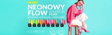 CLARESA FLUO HYBRID ПОЛИРОВКА НЕОНОВЫЙ КРАСНЫЙ 04