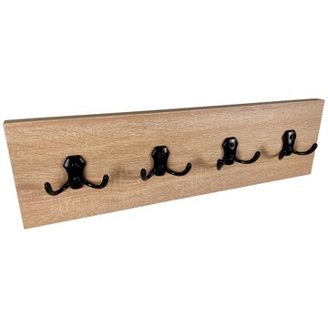 WIESZAK 60 CM PRZEDPOKOJU ŚCIANĘ DĄB SONOMA CZARNY zmontowany gotowy