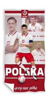 RĘCZNIK LEWANDOWSKI DRUŻYNA POLSKA PZPN BAWEŁNA 100% 140x70