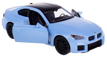 BMW M2 MODEL METALOWY WELLY 1:34/39 BŁĘKITNY
