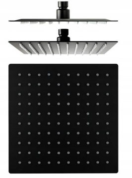 HANSGROHE комплект скрытого монтажа черный 30 см ТЕРМОСТАТ