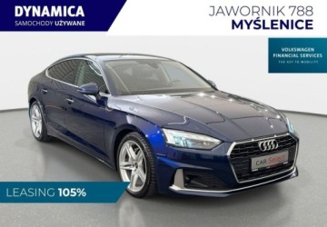 Audi A5 F5 Sportback Facelifting 2.0 40 TFSI 204KM 2022 Audi A5 Sportback VAT 23 Advanced 40TFSI mHEV 204KM S-tronic 2022 r., salo