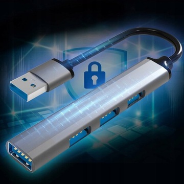 АДАПТЕР РАЗДЕЛИТЕЛЬ-ХАБ 4x USB-A 3.0