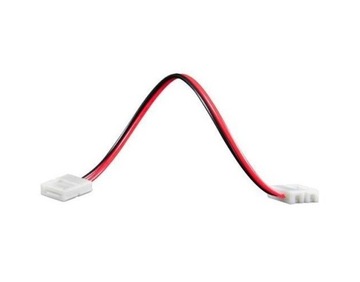 ZŁĄCZKA DO TAŚMY LED PODWÓJNA ZATRZASK ZACISKOWA Z KABLEM 8 mmm