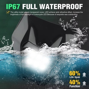 LAMPA KTM EXC HOMOLOGACJA ENDURO EXC-F REFLEKTOR CZOŁOWY SUPERMOTO GAS GAS