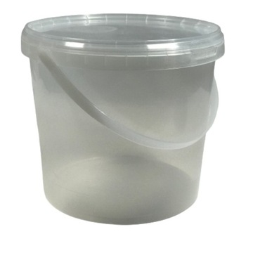 Wiadro plastikowe 2 LITRY z pokrywką i plombą