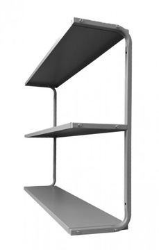 Półka metalowa ścienna długość 95 cm PG3S potrójna warsztat loft garaż