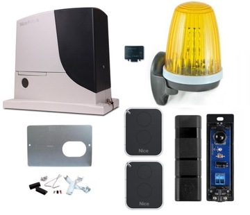 NICE ROBUS 600 PILOTY FOTOKOMÓRKI LAMPA LED ANTENA