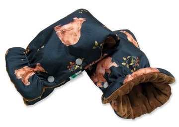 Перчатки для коляски MINKY__ ВОДОНЕПРОНИЦАЕМЫЕ __ ПРЕМИУМ