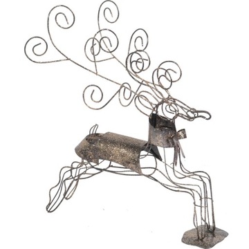 ФИГУРКА ОЛЕНЯ 36 см МЕТАЛПЛАСТИК украшение