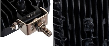 Галогенная светодиодная рабочая лампа 12В 24В 16Вт переключатель