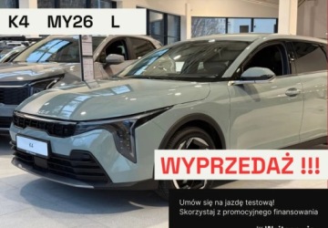 Kia 2025 Kia K4 MY2026 NOWA L 150KM automat 7DCT samochod NOWY dealera KIA 1.6