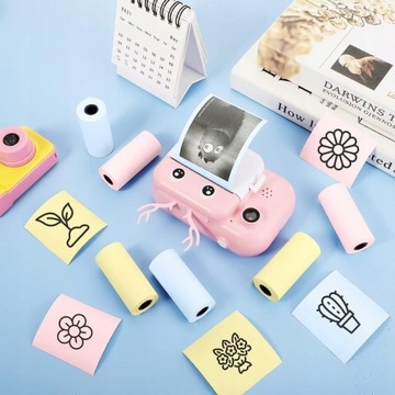 3 ВАЛИЦА ЦВЕТНОЙ ТЕРМОБУМАГИ ДЛЯ ФОТОПРИНТЕРА КАМЕРЫ