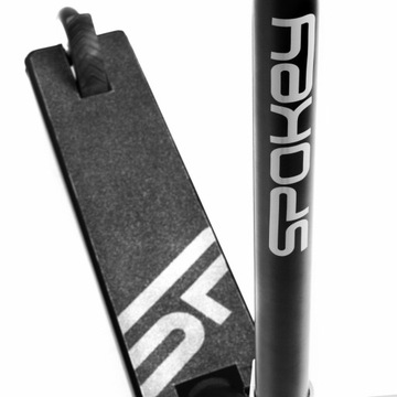 СКУТЕР SPOKEY PRO STUNT ОБСИДИАН ABEC9 ХРОМ 120 ММ PEGI