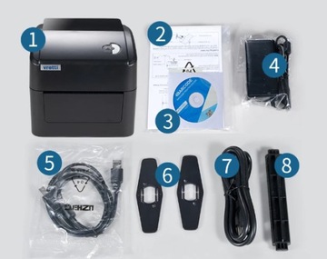 USB+ LAN-принтер курьерских этикеток 10x15 см GLS INPOST DPD UPS