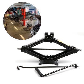 Scissor Jack Strong Load Bearing Energy Saving Portable Metal Hand Crank Li