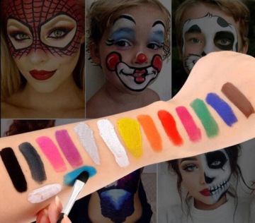 КРАСКИ ПРЕМИУМ КРАСКИ ДЛЯ ПОКРАСКИ ЛИЦА И ТЕЛА, МОЮЩИЕСЯ, БЕЗОПАСНЫЕ ДЛЯ ДЕТЕЙ