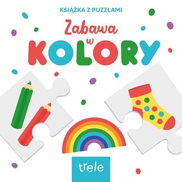 Książka z puzzlami kolory