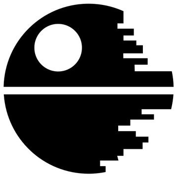 Naklejka Na samochód Star Wars Gwiazda Śmierci