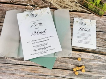 Свадебные приглашения Свадьба с калькой
