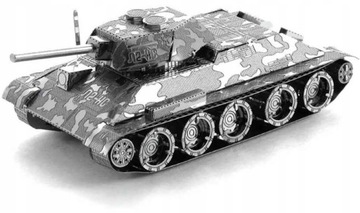 T-34 CZOŁG II Wojna Światowa składanka metal model 14+ METALOWE PUZZLE 3D
