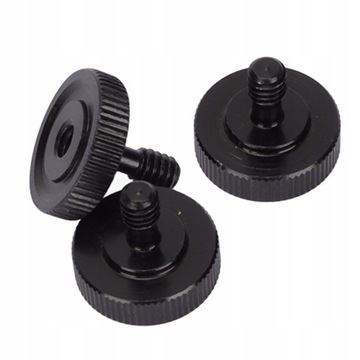 3шт 1/4 дюймовый винт с накатанной головкой, винт из сплава