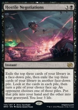 Hostile Negotiations - draw @@@@@