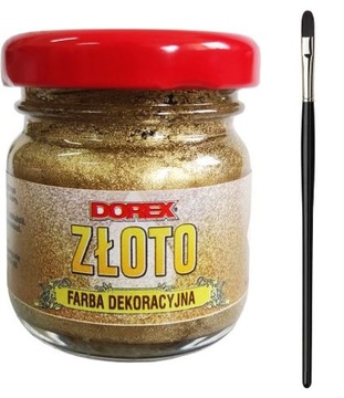 ZŁOTOL FARBA DO NAGROBKU SZKŁA METALU LITER DREWNA