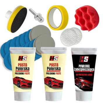 НАБОР ДЛЯ ПОЛИРОВКИ РЕГЕНЕРАЦИЯ ФАР ОБНОВЛЕНИЕ ЛАМП ВОССТАНОВИТЕЛЬНОЕ ПОКРЫТИЕ