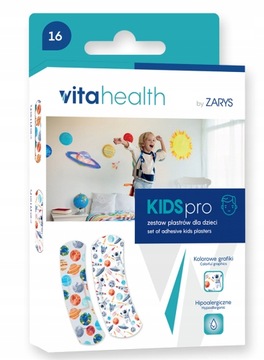 Plastry dla dzieci ze wzorem kosmos KIDSpro dla chłopaka BOY