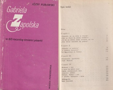 GABRIELA ZAPOLSKA Józef Rurawski