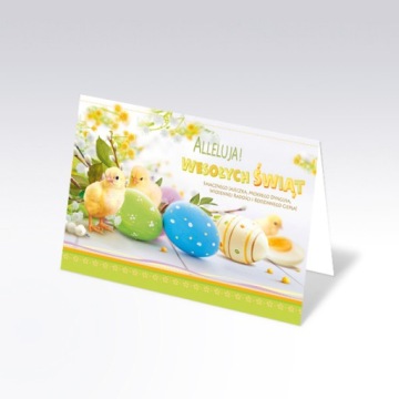 KARNET KARTKA ŚWIĄTECZNA WIELKANOC + KOPERTA 1 szt