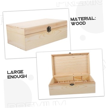 Ящик для эфирных масел, деревянный ящик для эфирных масел, чехол для переноски.