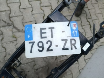 YAMAHA YBR 250 ДОКУМЕНТ РАМА 2008.