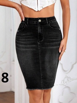 SPÓDNICA JEANSOWA BARDZO ELASTYCZNA WYGODNA JEANS DUŻO KOLORÓW S